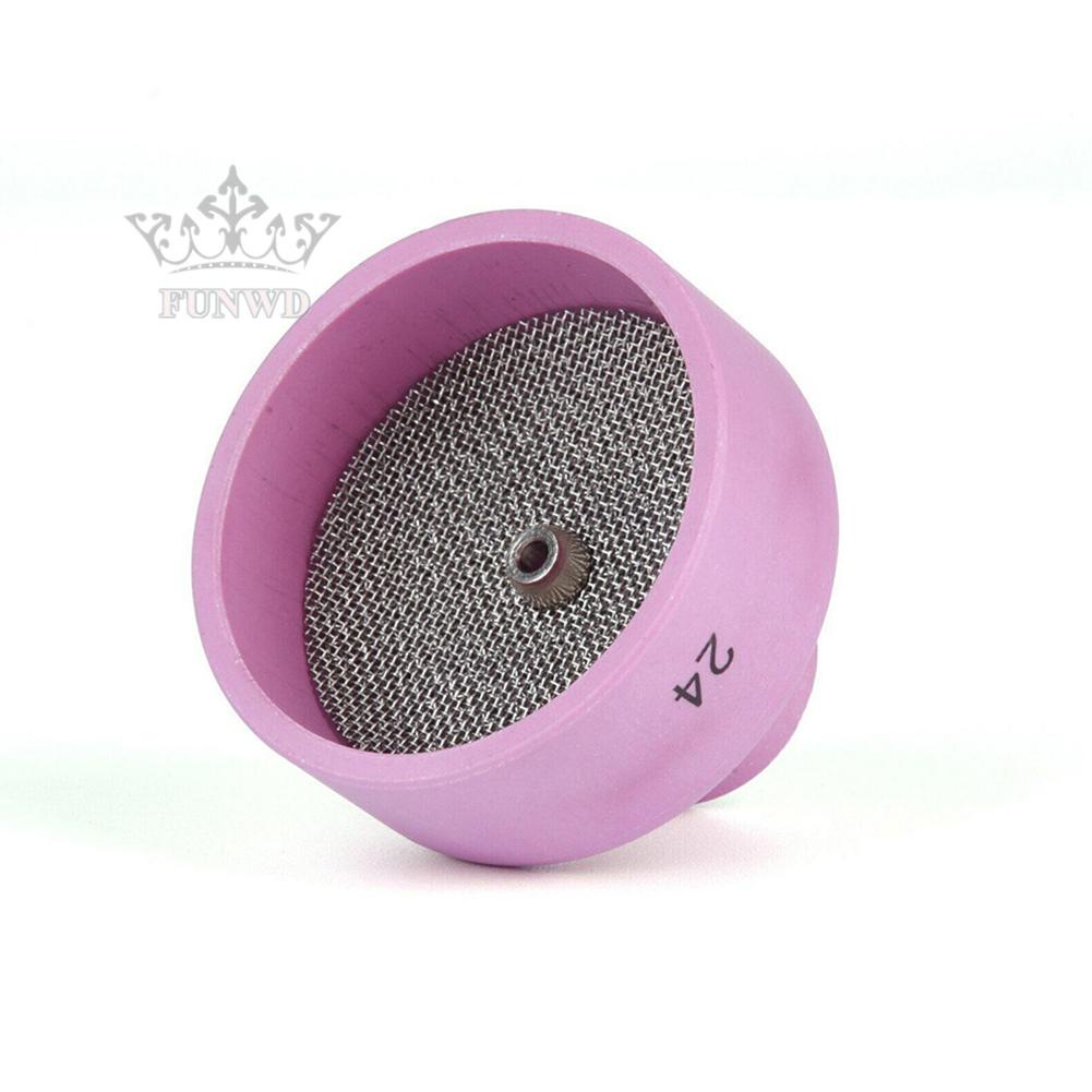 【FUNWD】7Pcs TIG Wel ding Torch Stubby Gas Lens Ceramic Cup Kit For WP-17/18/26