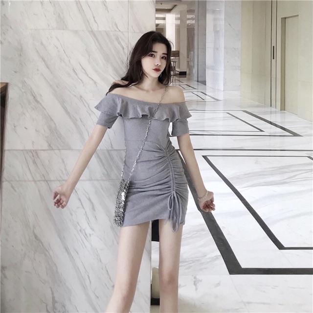 Đầm body trễ vai mẫu mới | BigBuy360 - bigbuy360.vn