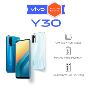 Điện thoại Vivo Y30 4Gb + 128Gb - Hàng chính hãng