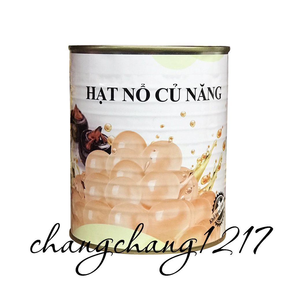 Thạch Hạt Nổ Nhân Củ Năng Lon 850gr &amp; 900gr