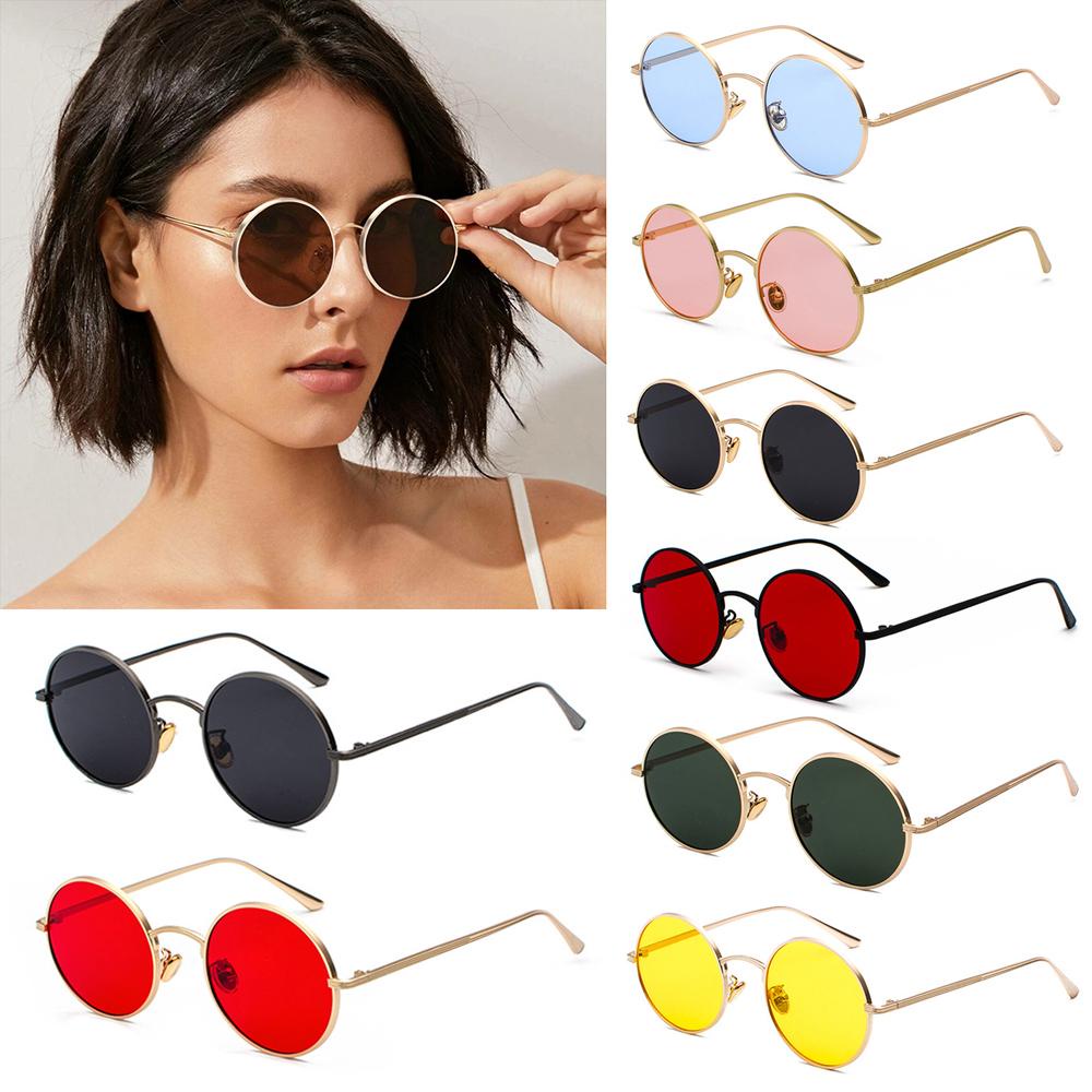 Kính Mát Tròn Gọng Kim Loại Chống Tia UV MIHAN1 Phong Cách Cổ Điển Cho Nam Và Nữ