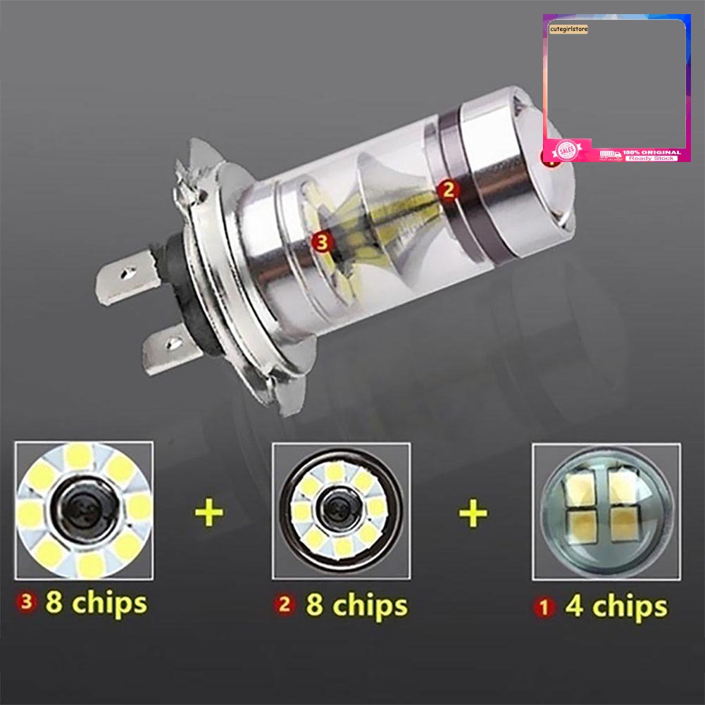 Đèn Led Cd-100W H4 H7 20smd siêu sáng dành cho xe hơi