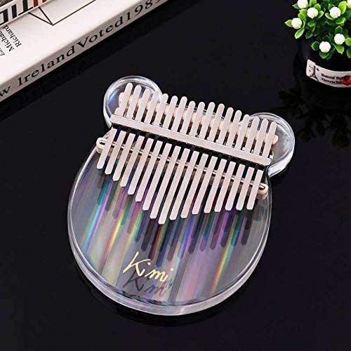 Đàn kalimba trong suốt KIMI -M10S hình Gấu -Hàng chính hãng tặng bọc bảo vệ móng