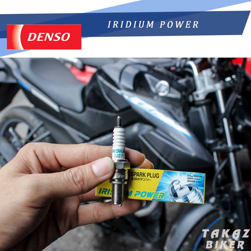 Bugi DENSO IRIDIUM POWER IU24 : Raider 150 ; FZ 150 ; Exciter 135 - 150 ; Vario ; AirBlade Fi 125 ; PCX 125 -150 ; SH VN