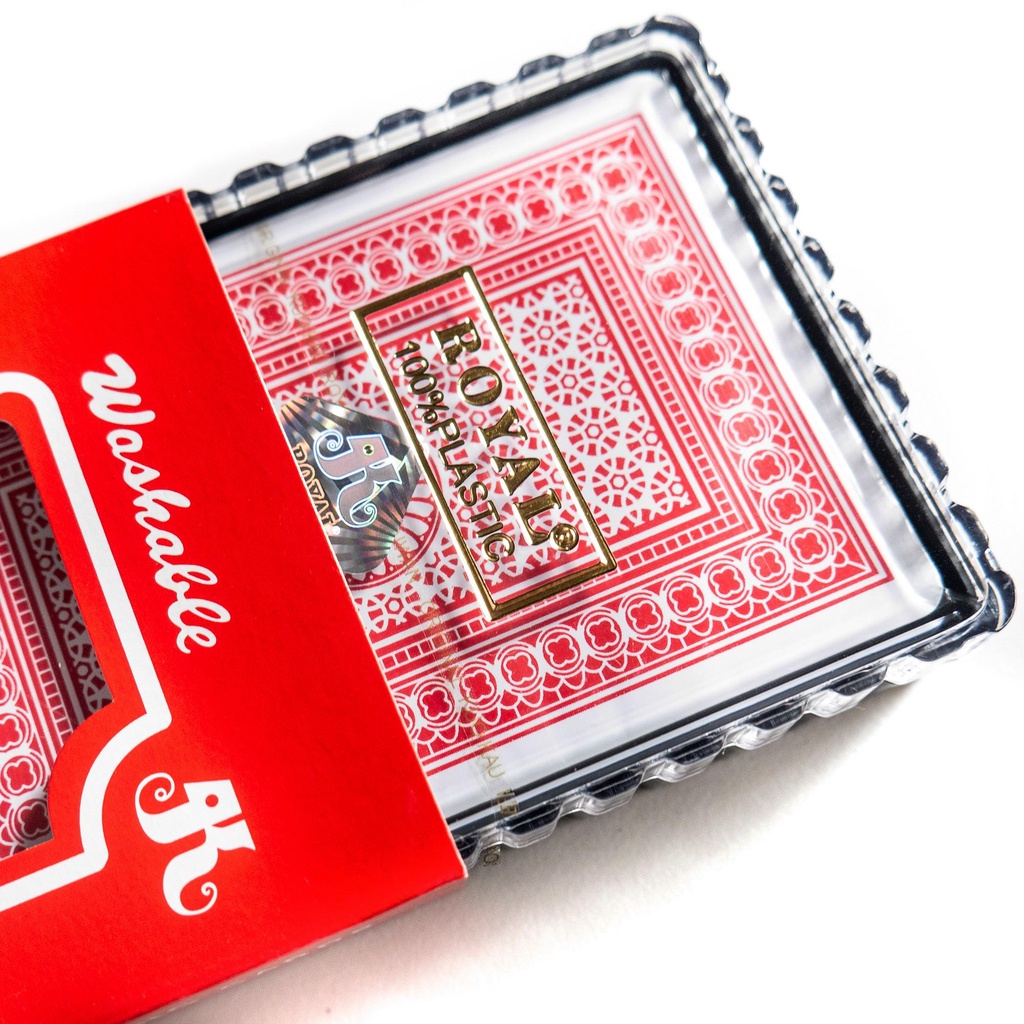 Bài tây Đài Loan Royal  bằng nhựa cao cấp không thắm nước - Bài 52 lá Made in Taiwan - 1 Bộ