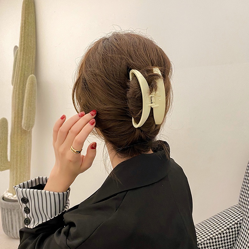Kẹp tóc hình cánh quạt đơn giản phong cách Hàn Quốc cho nữ