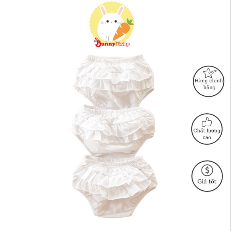 Bunnybaby - Set 3 quần mặc tã, mặc váy Bunny cho bé 3-12kg