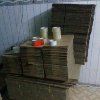 Bộ thùng lớn 4 cái 60×40×50 (5lớp) trơn