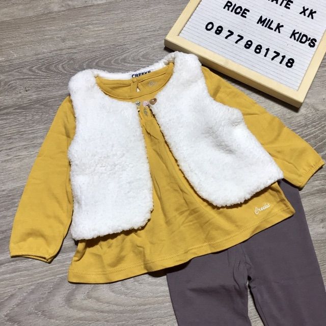 [XẢ SOCK]Bộ 3 chi tiết creeks xuất dư xịn cho bé gái