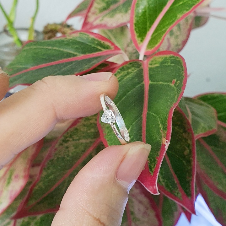 Nhẫn Đôi Bạc Trái Tim Người Theo Đạo - BẠC HIỂU MINH NC614S
