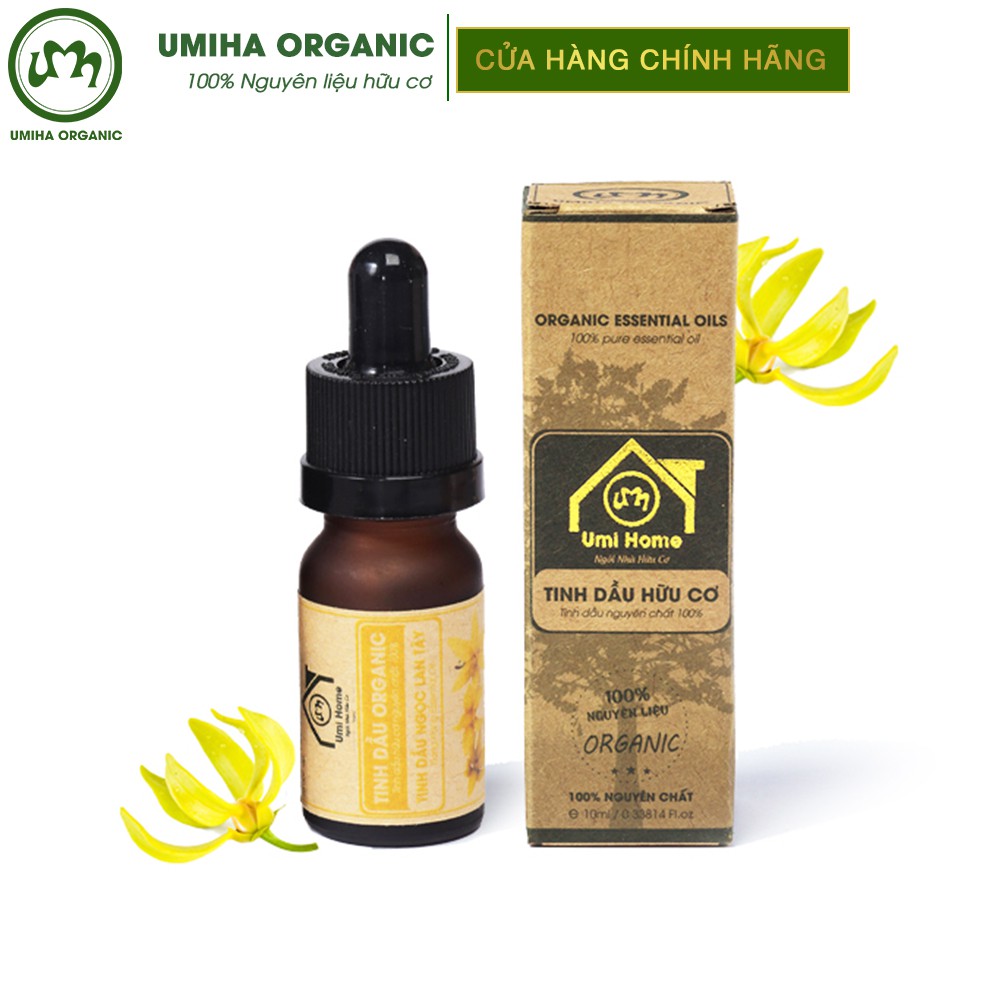 Tinh dầu Ngọc Lan Tây hữu cơ UMIHA nguyên chất | Ylang Ylang Essential Oil 100% Organic 10ml