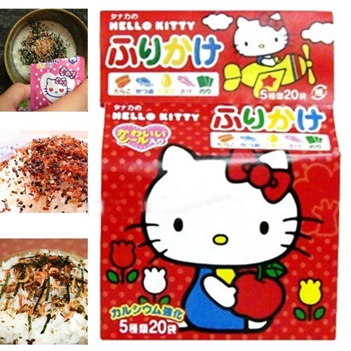 Gia vị rắc cơm HELLO KITTY Nhật Bản - 20 gói