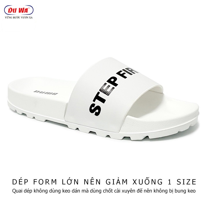 Dép quai ngang nam, nữ siêu nhẹ  STEP FURTHER - Hàng chính hãng DUWA D18