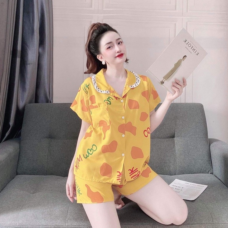 Set đồ ngủ lụa phom rộng/2 dây cao cấp siêu mềm mịn thoáng mát mặc ở nhà đủ màu