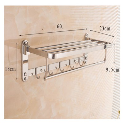 Kệ Nhà Tắm INOX 304 - Giá Để Đồ Phòng Tắm, Phụ Kiện Nhà Tắm Kèm Bộ Đinh Vít Khoan Tường