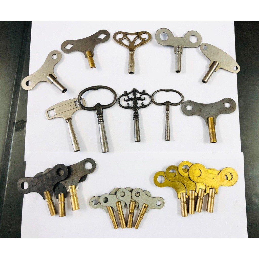 Tay lên cót đồng hồ côn cổ , đồng hồ cơ quả lắc