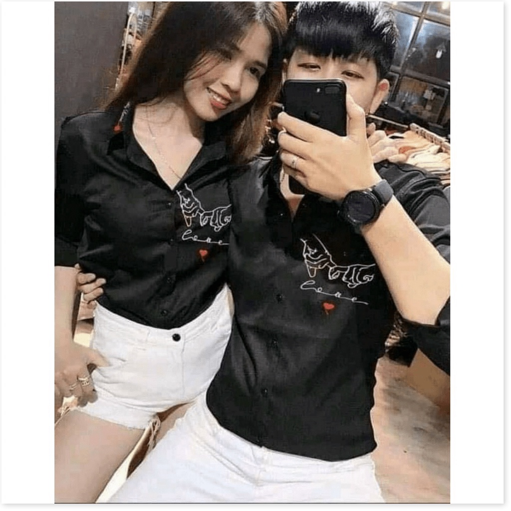 Áo sơ mi cặp đôi siêu đẹp , hottrend cho các bạn trẻ hot 2021 KOKO MI FASHION