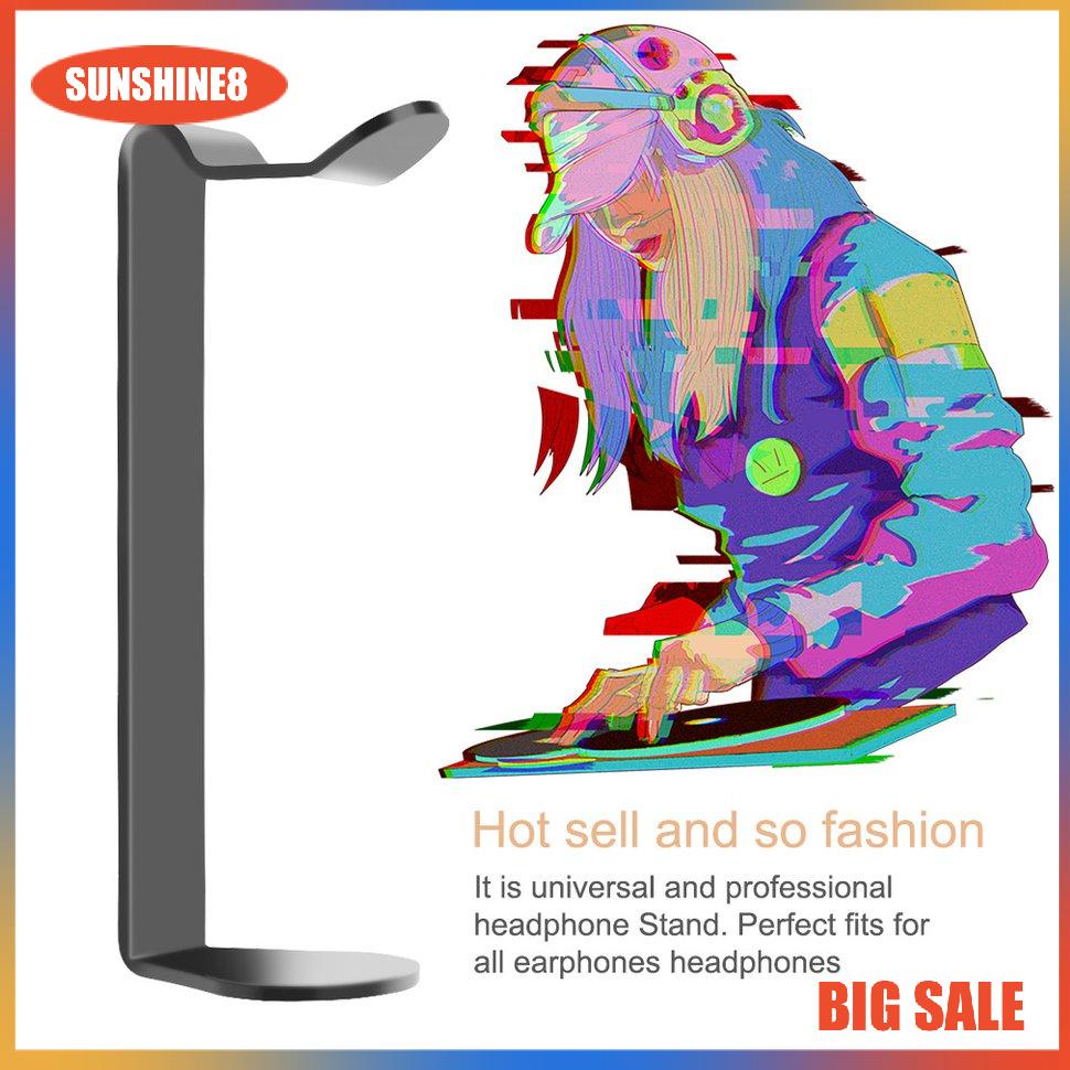 【SUN】Acrylic Earphone Headset Hanger Holder Headphone Fashion Desk Display Stand