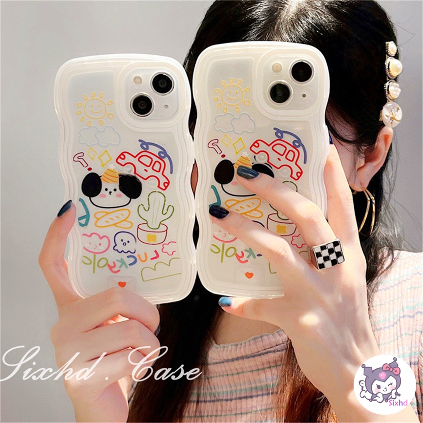 Ốp Lưng Điện Thoại cho OPPO A78 A17 A57 A77s A76 A96 A55 A17K A15 A16 A74 A54 A53 A33 A32 A31 A9 A5 A5s Reno 8T 8Z 7Z 6Z 5Z 5 A95 A94 A93 A92 A77 A52 F9 sixhd Ốp Điện Thoại Họa Tiết Chú Chó Hoạt Hình Cho