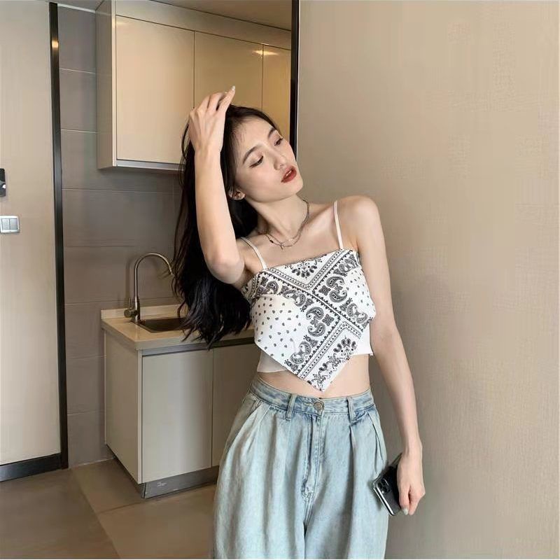 Áo Lửng Hai Dây Thời Trang Mùa Hè Cho Nữ | BigBuy360 - bigbuy360.vn