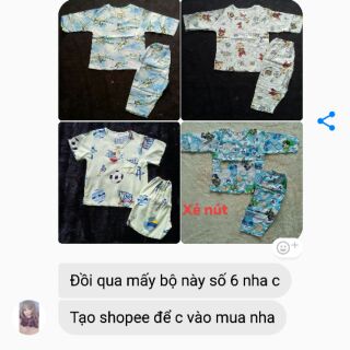 Combo 5 bộ bé trai