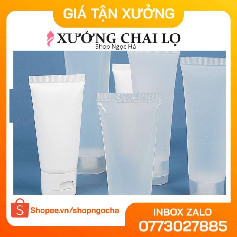 Tuýp Chiết Mỹ Phẩm ❤ GIÁ TỐT NHẤT ❤ Tuýp nhựa 30ml,50ml,100ml chiết mỹ phẩm, sữa rửa mặt, sửa tắm .