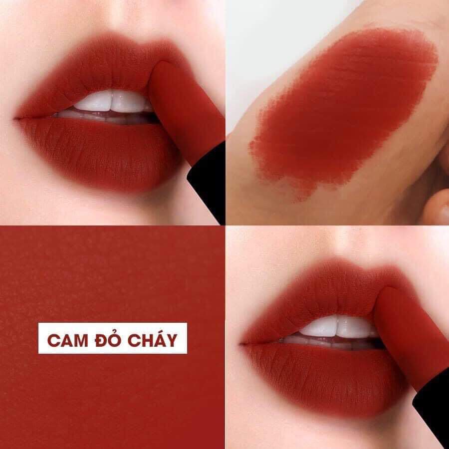 [Cam Đỏ Cháy] Kute Girl Son Sáp Phủ Phấn Dolly Không Chì Màu Cam Đỏ Cháy | BigBuy360 - bigbuy360.vn