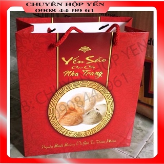 10 TÚI ĐỰNG HỘP HOA MAI 100G YẾN SÀO