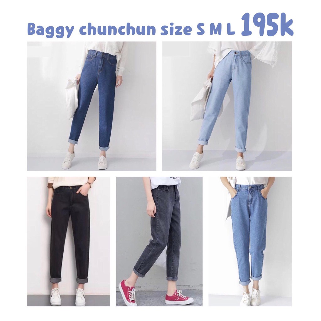 QUẦN BAGGY TRƠN (S M L)