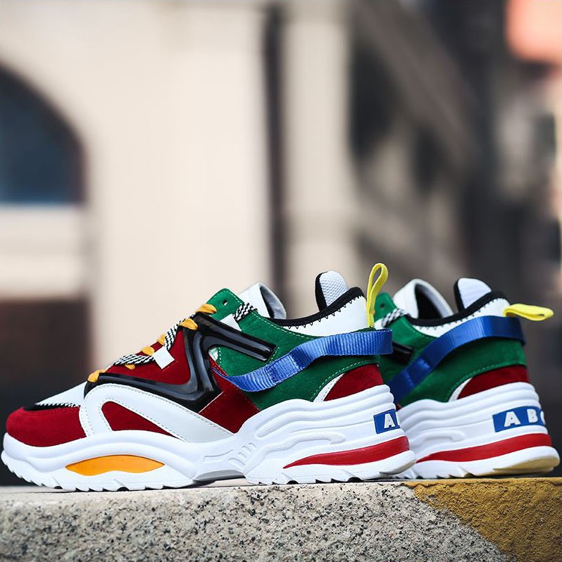 Giày Sneaker Nam Họa Tiết mã CLR