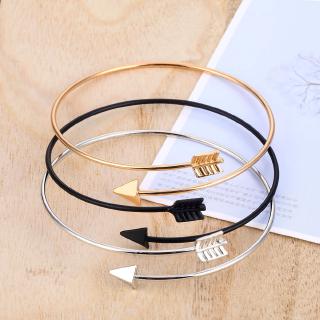 Open Adjustable Bracelet Punk Women Arrow Bangle Cuff Jewelry Bangles valentines Gift