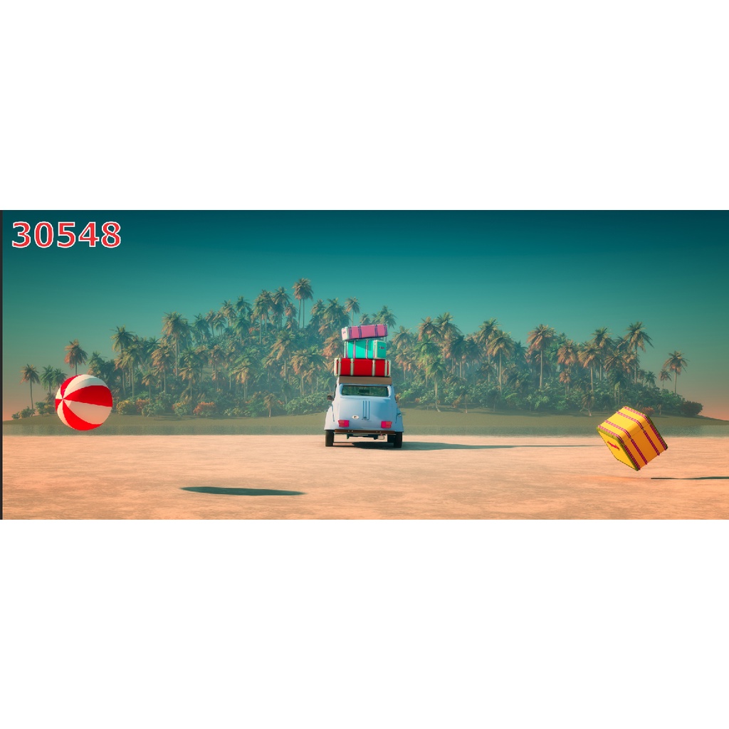 Tranh Dán Tường Họa Tiết biển, đảo, nhiều kích thước khác nhau