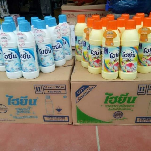 Nước tẩy trắng quần áo màu và quần áo trắng Thái Lan