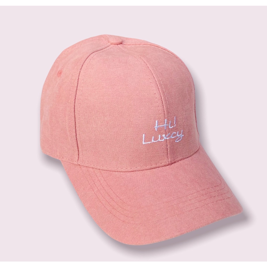 Nón lưỡi trai nhung nón kết thêu chữ Lucxy phong cách Ulzzang unisex nam nữ cực hot