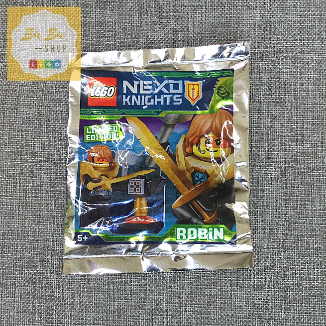 Lego Nexo Knights 271824 - Robin foil pack #3 - Bộ xếp hình Lego Nhân vật Robin