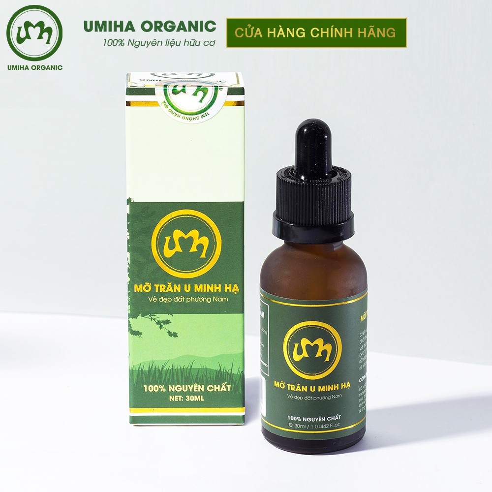 Combo 2 hộp Mỡ trăn triệt lông vĩnh viễn U Minh Hạ (30ml x2) UMIHA ORGANIC - Tặng Bột Cám Gạo 135g