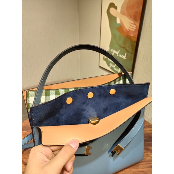 Túi xách nữ da thật cao cấp Tory Burch Lee Radziwill Double size 30 hàng vip 1-1