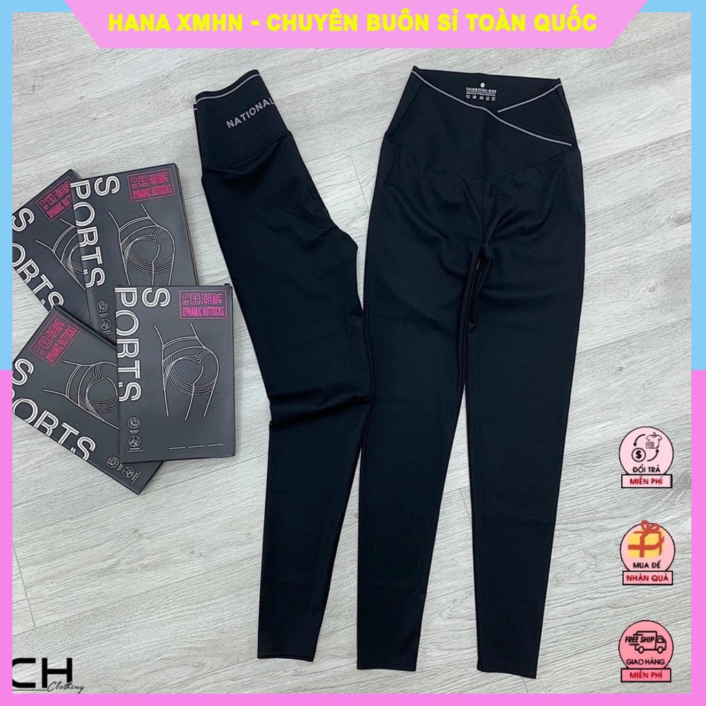 [QUẦN UMI ] Legging Nữ Dài Cạp Chéo Cao , Quần Dài Co Dãn Nâng Mông Giữ Nhiệt Co Giãn 4 Chiều