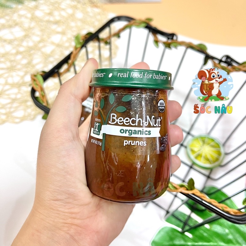 Mận Đen Nghiền Hữu Cơ Cho Bé Từ 6m.