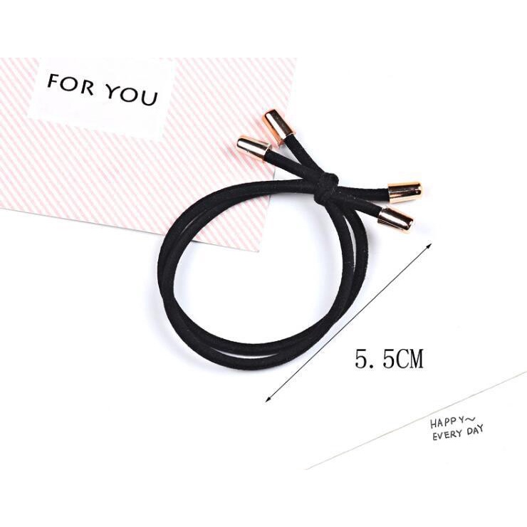 Set 5 Dây Buộc Tóc Màu Trơn Đơn Giản Phong Cách Hàn Quốc DC09