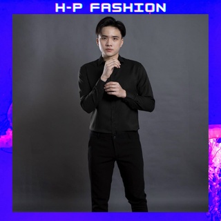 Áo sơ mi nam trơn tay dài cao cấp, vải kate lụa siêu mềm mịn và co giãn thời trang Hpfashion - SMNHP02