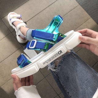 (Order) Dép sandal hologram Ulzzang