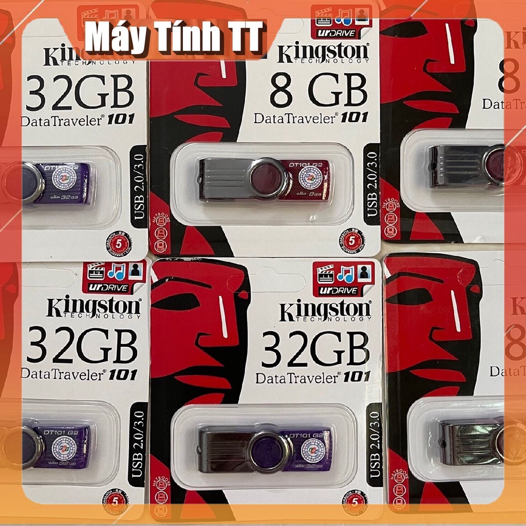 Usb KT 8gb / 16gb / 32gb / 64gb hàng nhập khẩu mới 100%  chuẩn 2.0  bảo hành 12 tháng  -Máy Tính TT