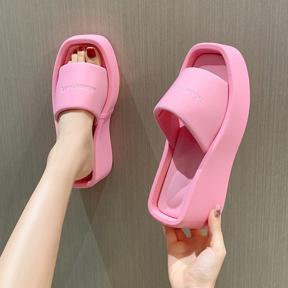 Dép MWC 8232 - Dép Quai Ngang Đế Bánh Mì 7cm Siêu Êm Chân Thời Trang Trẻ Trung Sang Chảnh