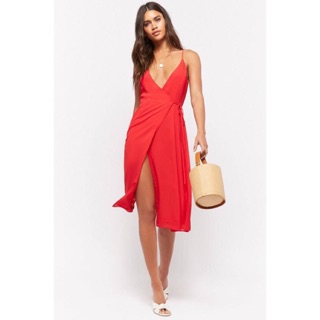Đầm voan vạt chéo f21