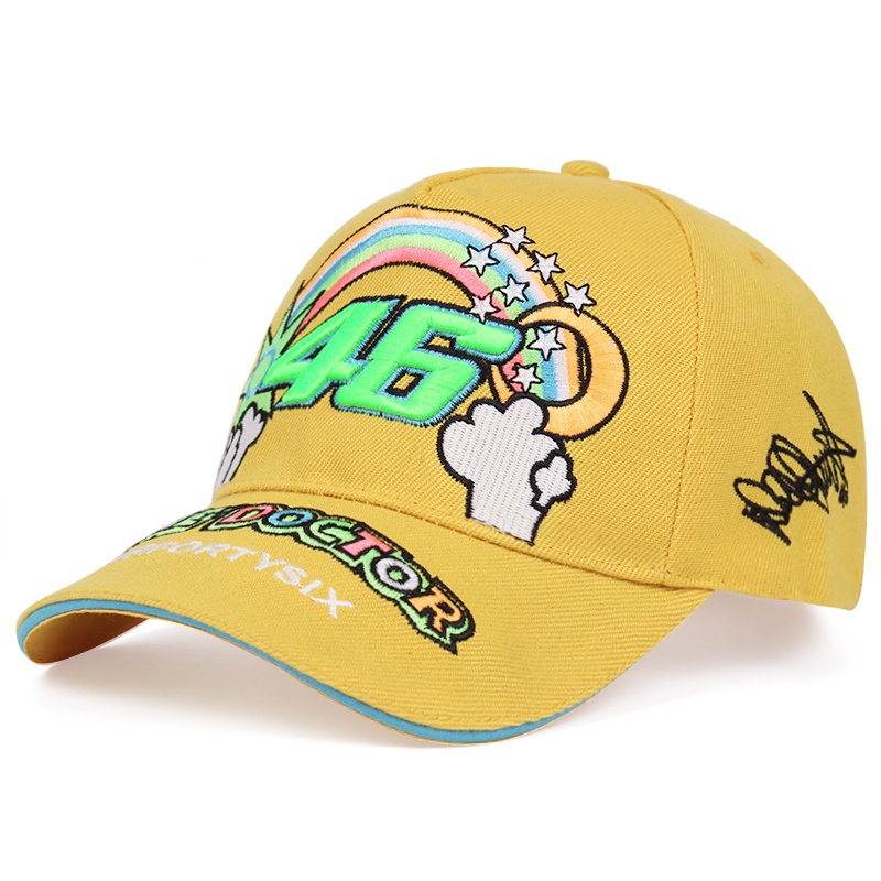 Nón Lưỡi Trai Họa Tiết Chữ VR46 Thời Trang Cá Tính
