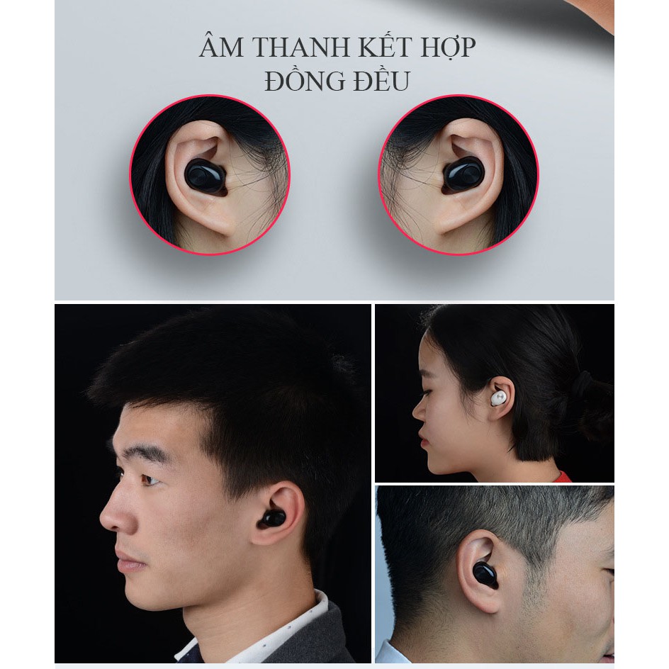 Tai nghe Bluetooth không dây BL 1 Cát Thái , tai nghe mini nhét tai phù hợp cho IOS và Android