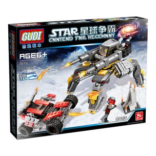 Bộ xếp hình Gudi 8616 Heavy Assault Walker - 342 chi tiết