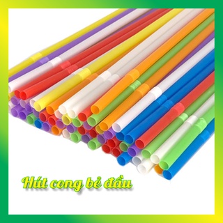 [1 Bích] Ống hút cong 6mm có thể bẻ gập