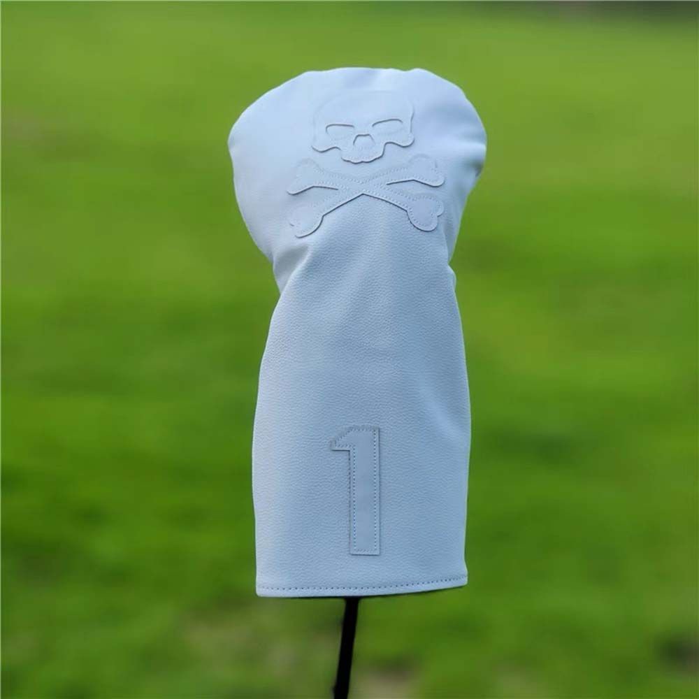 Vỏ bọc đầu gậy đánh golf thiết kế hình đầu lâu gỗ 135H cho unisex